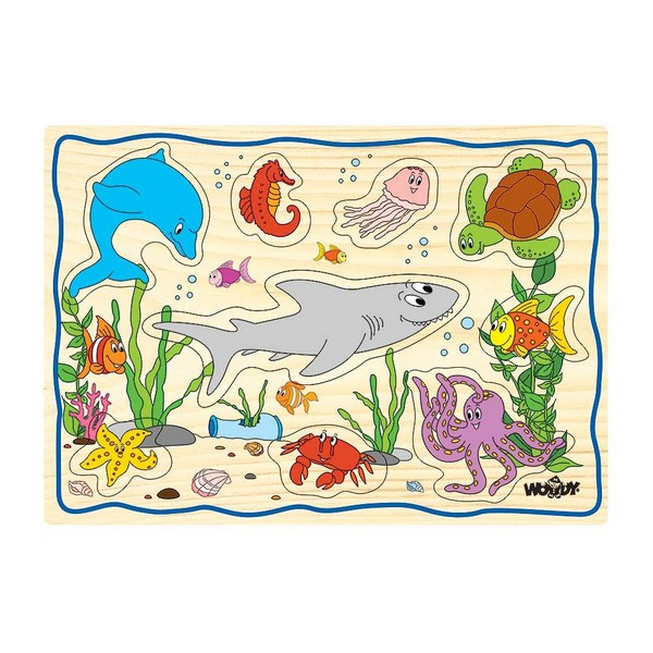 Продукт Woodyland - Дървен пъзел с дръжки - 0 - BG Hlapeta